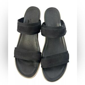 Merrell Kaiteri Black  Wedge Sandals Size 11